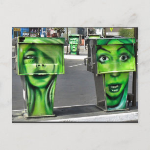 Gasps Pumps Postcard