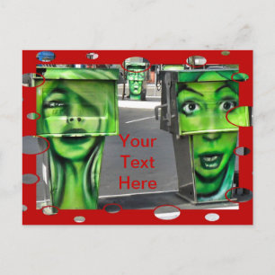 Gasps Pumps Postcard