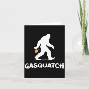 Gasquatch Hilarious Bigfoot Tooting Tee A Gy Card