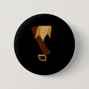 Gaston Halloween Costume Fun 6 Cm Round Badge