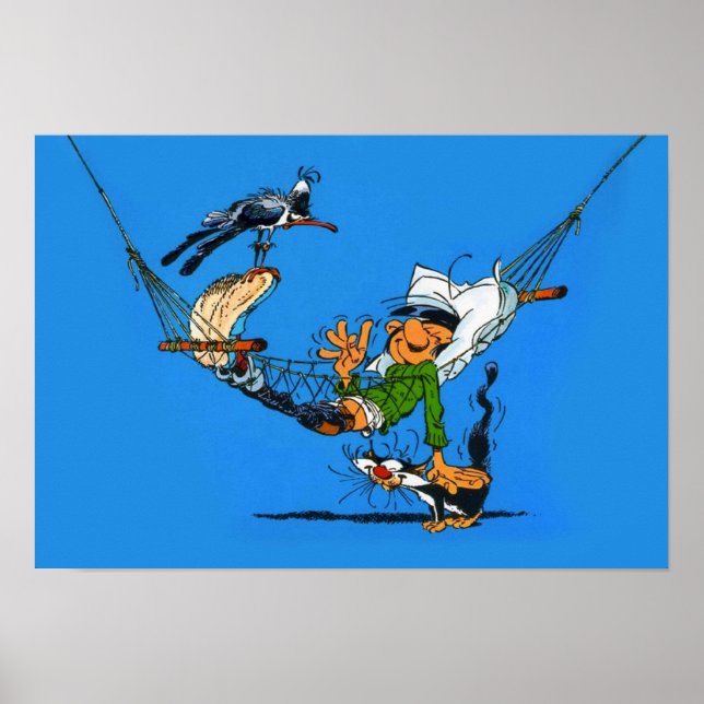 Gaston lagaffe guust flater poster (Front)