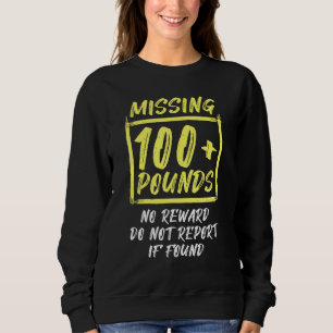 Gastric 100 Pounds Lost Bariatric Surgery Weight L Sweatshirt