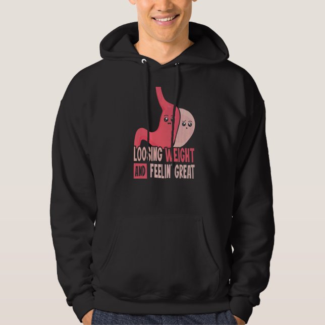 Gastric Surgery & Downsizing Progress Gastric Bypa Hoodie (Front)