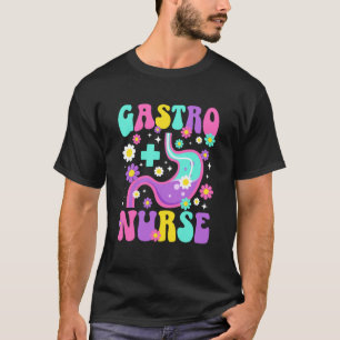 Gastro Nurse Groovy GI Nurse Gastrointestinal Nurs T-Shirt