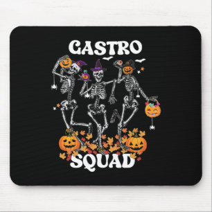 Gastro Squad Halloween Skeleton Dancing Endoscopy Mouse Pad