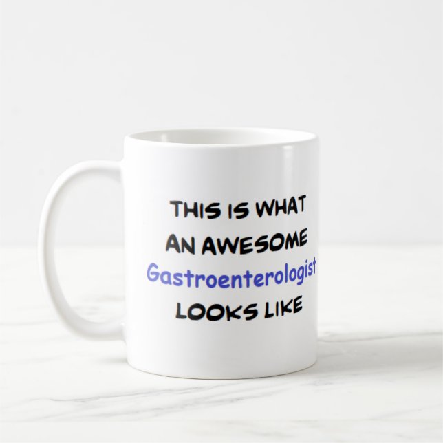 gastroenterologist, awesome coffee mug (Left)