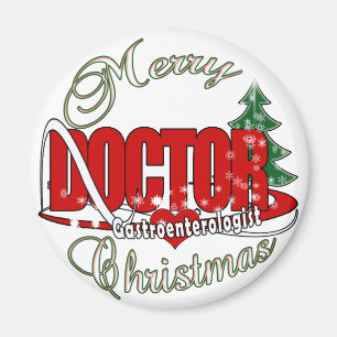 Gastroenterologist DOCTOR CHRISTMAS Magnet