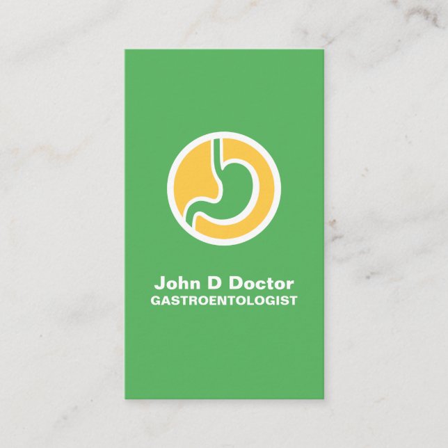 Gastroenterologist gastroenterology business card (Front)