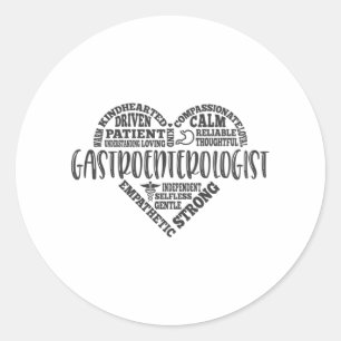 Gastroenterologist, GI doctor, Gastro Classic Round Sticker