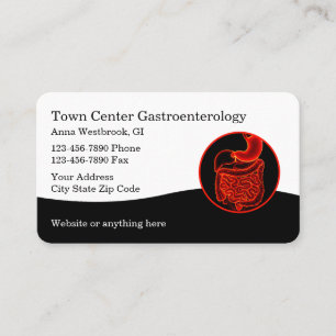 Gastroenterologist Medical Business Cards