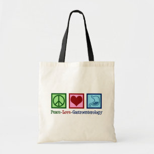 Gastroenterologist - Peace Love Gastroenterology Tote Bag