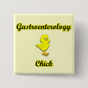 Gastroenterology Chick 15 Cm Square Badge