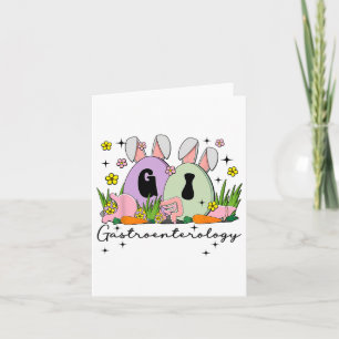 Gastroenterology Gi Nurse Easter Bunny Endoscopy T Card