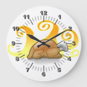 Gastronomy Large Clock