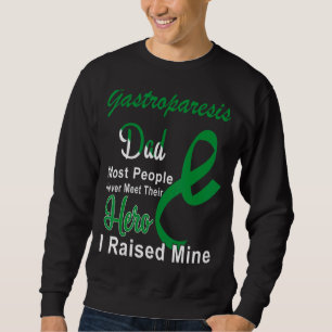 Gastroparesis Awareness Dad Green Ribbon Father Su Sweatshirt