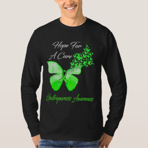 Gastroparesis Awareness Hope For A Cure Butterfly T-Shirt