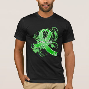 Gastroparesis Believe Flourish Ribbon T-Shirt