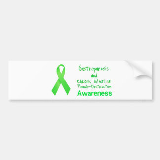 Gastroparesis/CIP Awareness Bumper Sticker
