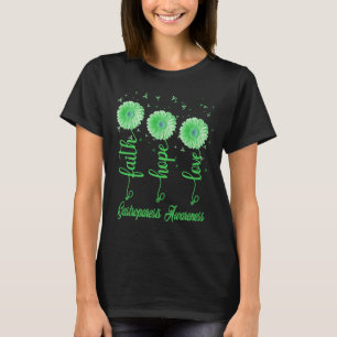 gastroparesis faith hope love daisy flower T-Shirt