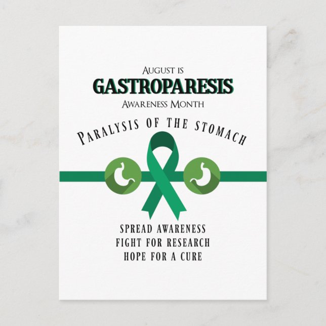 Gastroparesis Support Awareness Postcard (Front)