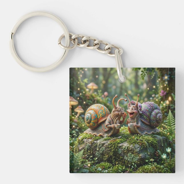 Gastropod Gossips Key Ring (Front)
