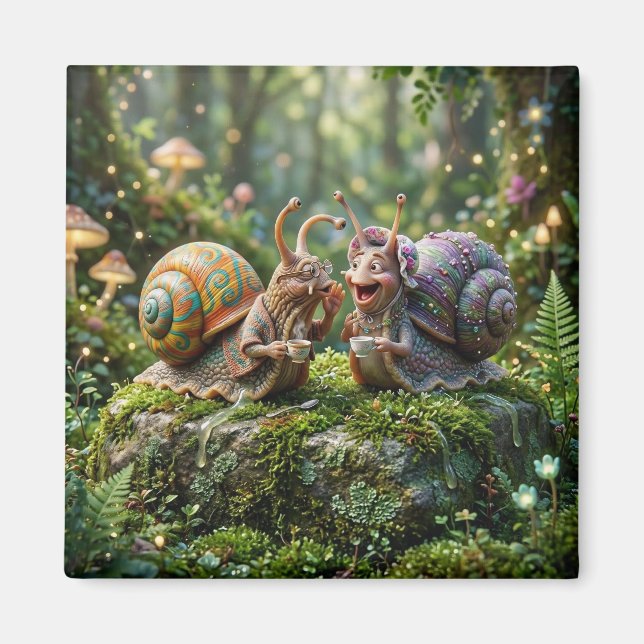 Gastropod Gossips Magnet (Front)