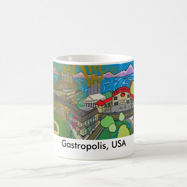 Gastropolis, USA Coffee Mug (Center)