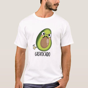 Gasvocado Funny Farting Avocado Pun  T-Shirt