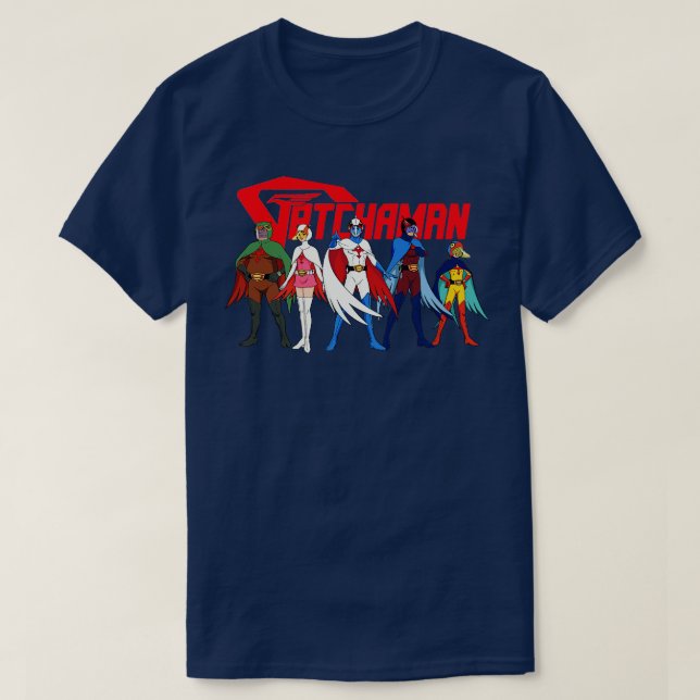 GATCHAMAN Battle Of The Planets Exclusive T-Shirt (Design Front)