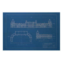 Gatchina Novelty Blue Print