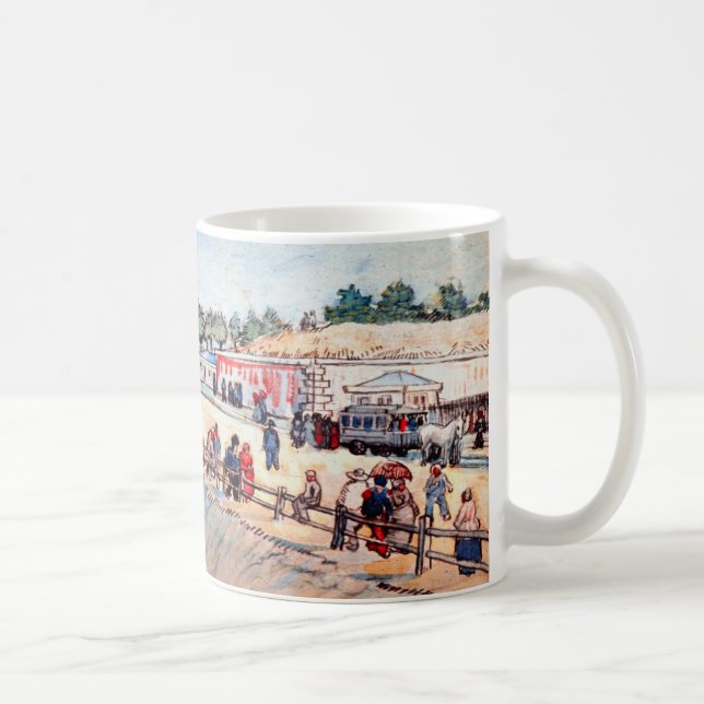 Gate in the Paris Ramparts by Vincent van Gogh Coffee Mug (Right)