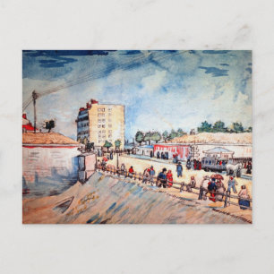 Gate in the Paris Ramparts by Vincent van Gogh Postcard