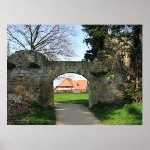 gate in town wall poster
