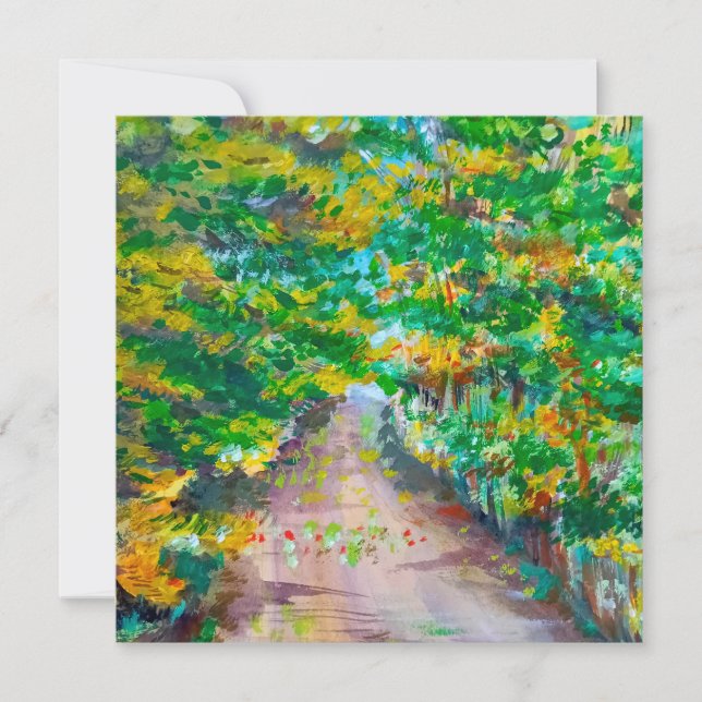 Gate of love autumn landscape (Front)