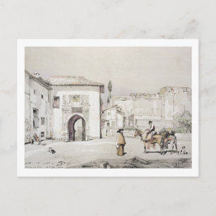 Gate of the Vine (Puerta del Vino), from 'Sketches Postcard