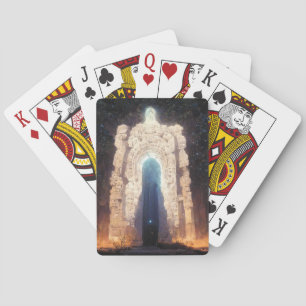 Gate To Eternity Fantasy Sci-Fi Art Playing Cards