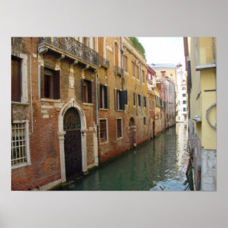 Gated Door in Venice Canal Poster
