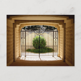 Gated Garden Postcard