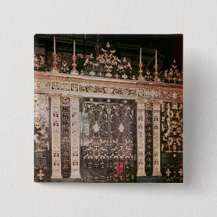 Gates from the Sanctuary screen 15 Cm Square Badge