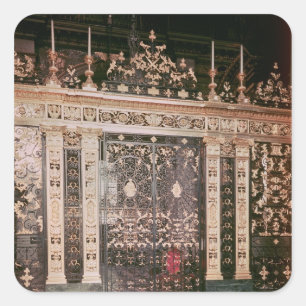 Gates from the Sanctuary screen Square Sticker