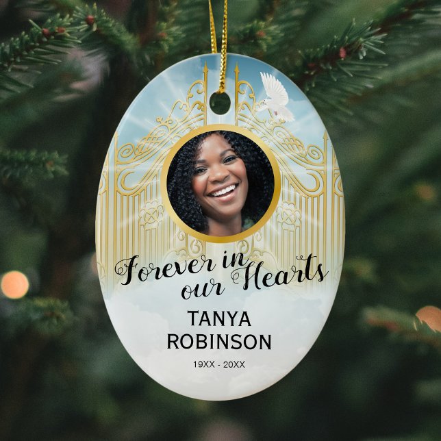 Gates of Heaven - Memorial Tribute Ceramic Ornament (Creator Uploaded)