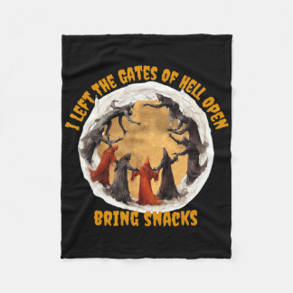 Gates Of Hell Are Open  Fleece Blanket