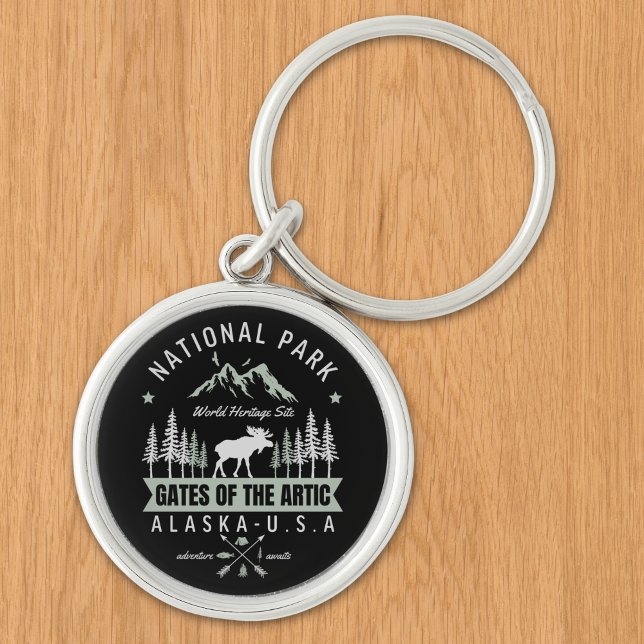 Gates of the Arctic – Moose and Forest Alask Key Ring (Creator Uploaded)
