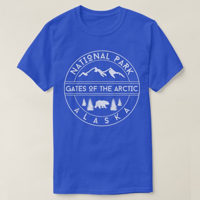Gates Of The Arctic National Park Alaska Bear Natu T-Shirt (Design Front)
