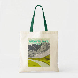 Gates of the Arctic National Park Alaska Vintage Tote Bag