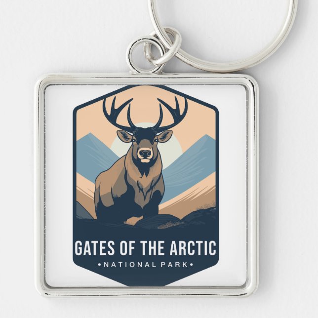 GATES OF THE ARCTIC NATIONAL PARK KEY RING (Front)