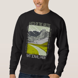 Gates of the Arctic National Park Retro Distressed Sweatshirt