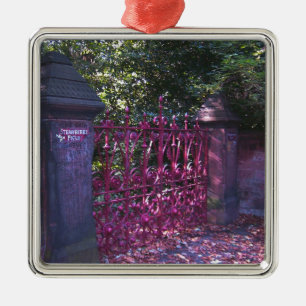 Gates to Strawberry Fields Liverpool Metal Ornament