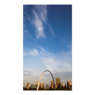 Gateway Arch and downtown St. Louis Photo Print