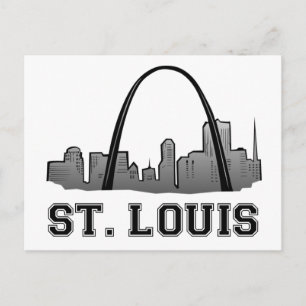 Gateway Arch in St. Louis Postcard